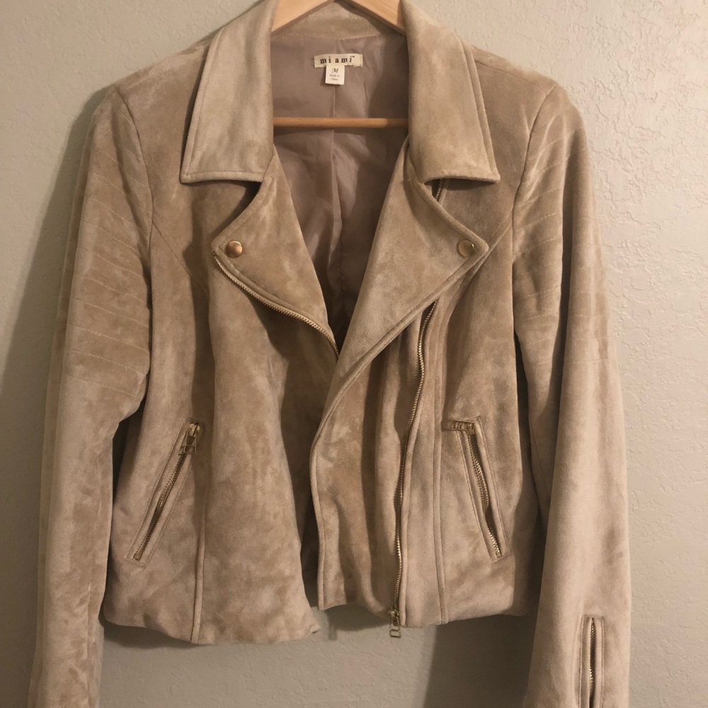 Miami Faux Suede Jacket from Francesca’s